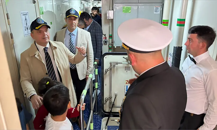 Fethiye Kaymakamı Fatih Akkaya, TCG Kaş gemisini ziyaret etti
