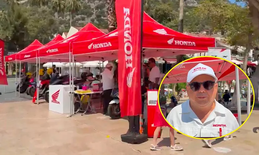 Fethiye Kıvrak Motor Ailesi Honda PCX'i Kaş'ta motosiklet tutkunlarıyla buluşturdu