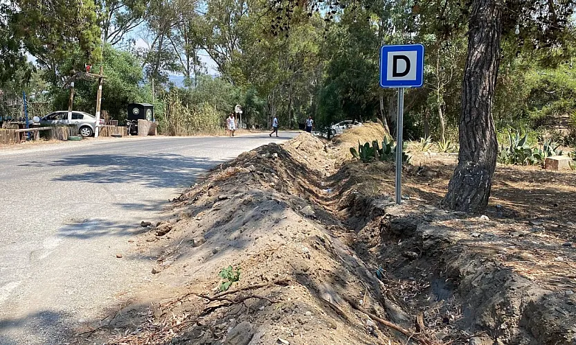 Fethiye Koca Çalış'daki Türbe Bölgesi Araç Girişine Kapatıldı