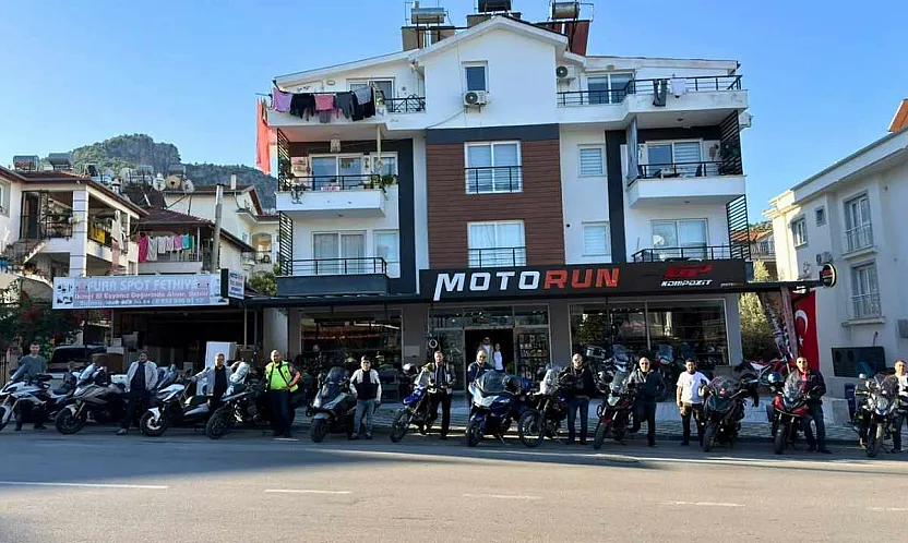 Fethiye Motorun ve Voyn Motosiklet Kulübü Çökertme yolunda