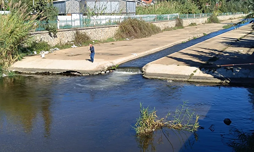 Fethiye Murt Deresi'nde Kefal Avı