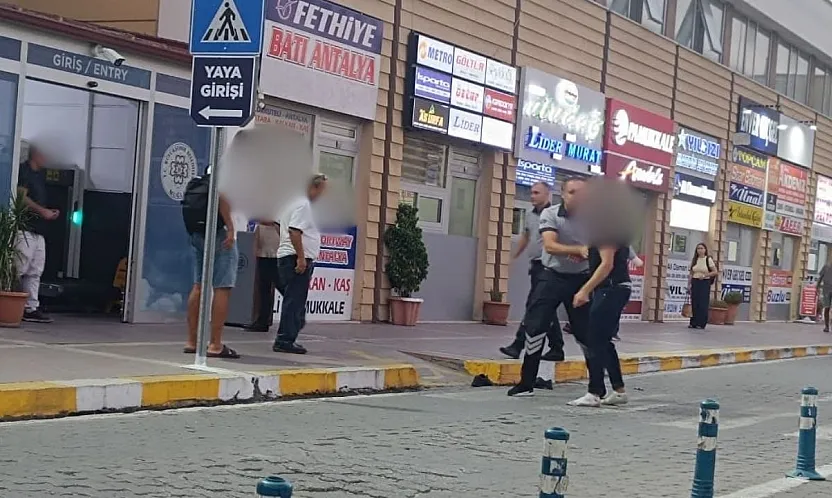 Fethiye Otogarı'nda Kavga Çıktı!