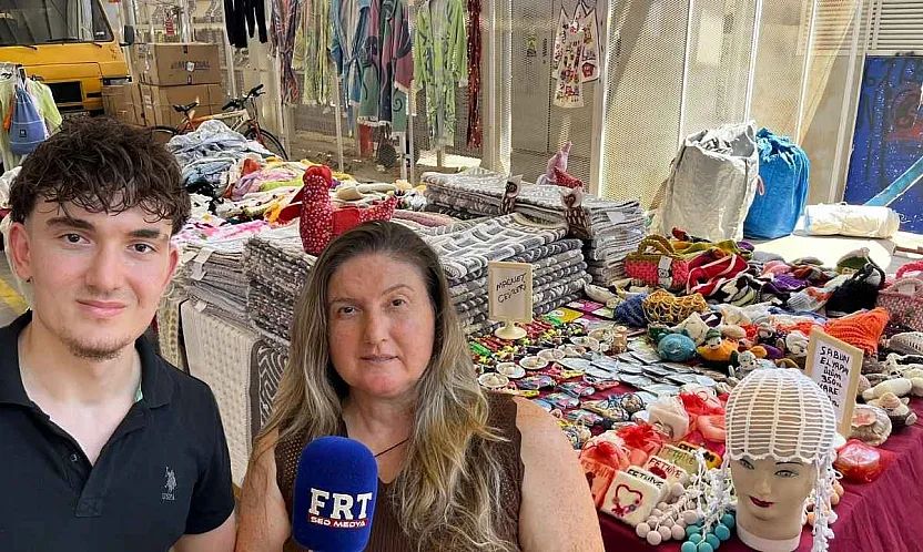 Fethiye pazarlarında tekstilin yanında kadın emeğini de yaşatıyor