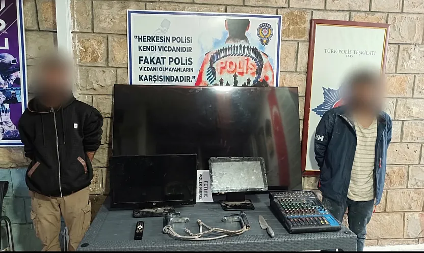 Fethiye sahil bandındaki hırsızlık dört olayın izini ortaya çıkardı
