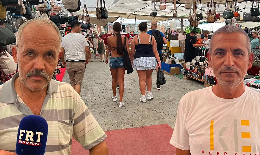 Fethiye Salı Pazarı esnafı turizm sezonunu ve turist yoğunluğunu değerlendirdi