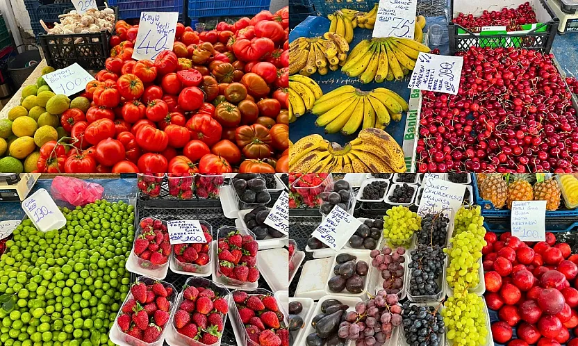 Fethiye Salı Pazarı'nda tezgahlar emek ve bereketle doldu