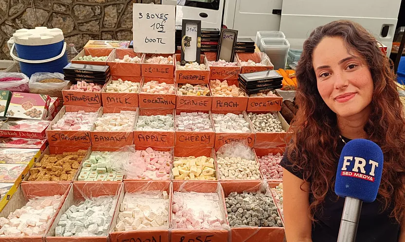 Fethiye Salı Pazarı'nda turistlerin tatlı tercihi: 'Türk Lokumu'