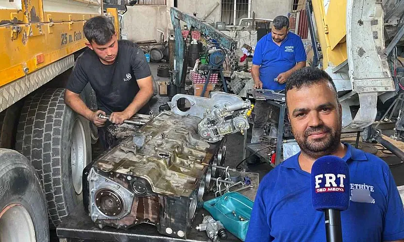 Fethiye Sanayisinde kamyon ustasından yaz aylarında araç bakımı uyarısı