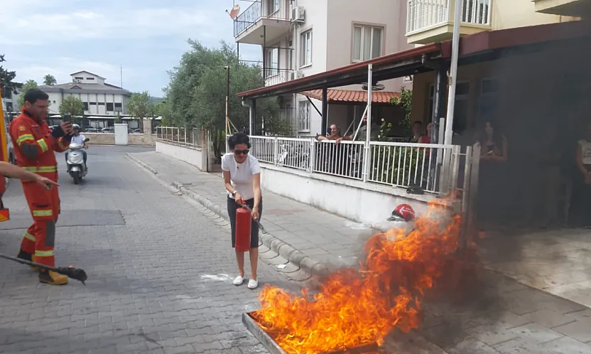 Fethiye Sosyal Hizmet Merkezi'nde Yangına Karşı Tam Teyakkuz