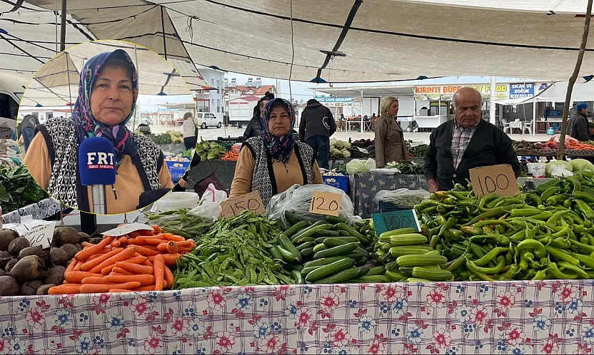 Fethiye Taşyaka Pazarı'nda fiyatlar hava şartlarına takıldı
