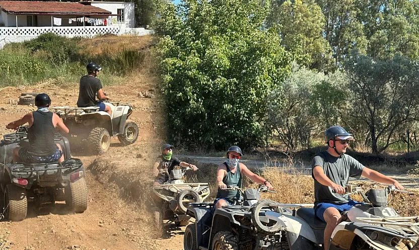 Fethiye ve Seydikemer'de ATV safariye turist ilgisi sürüyor