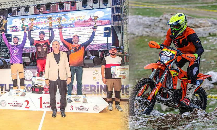 Fethiyeli Ümit Kaya, Türkiye SKIL Enduro Şampiyonası'nda Üçüncü Oldu