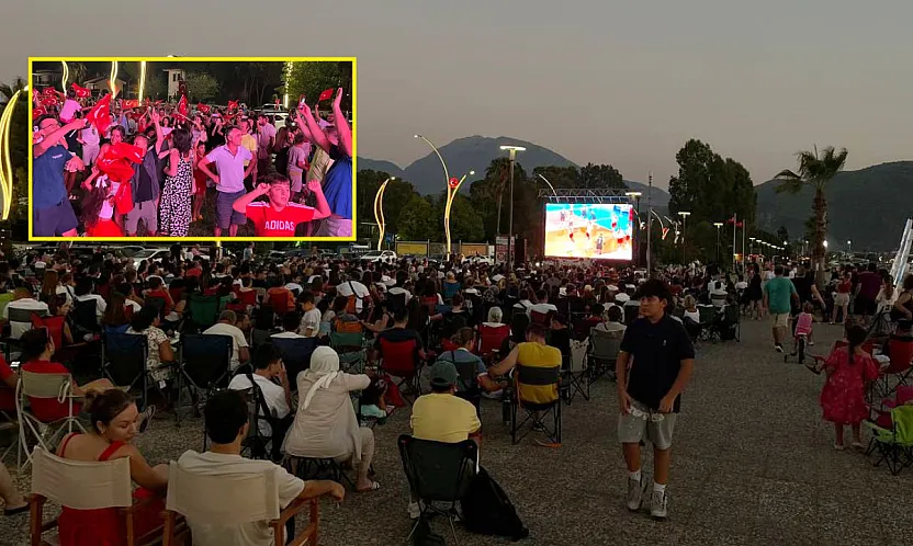 Filenin sultanları tarih yazdı: Şampiyonluk Fethiye'de de kutlandı