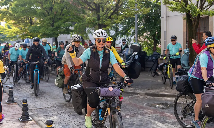 Gökova'da mavi ve yeşilin arasında 5 günlük bisiklet yolculuğu başladı