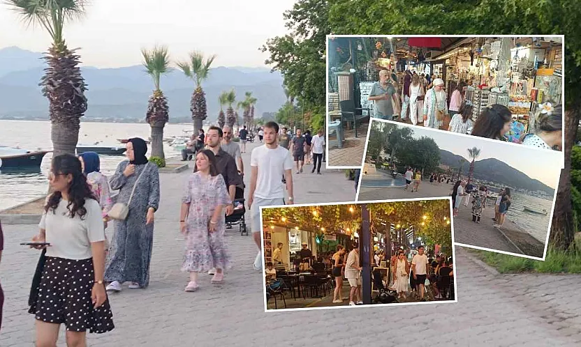 Gündüzü başka, gecesi başka: Fethiye'de yaz kalabalığı