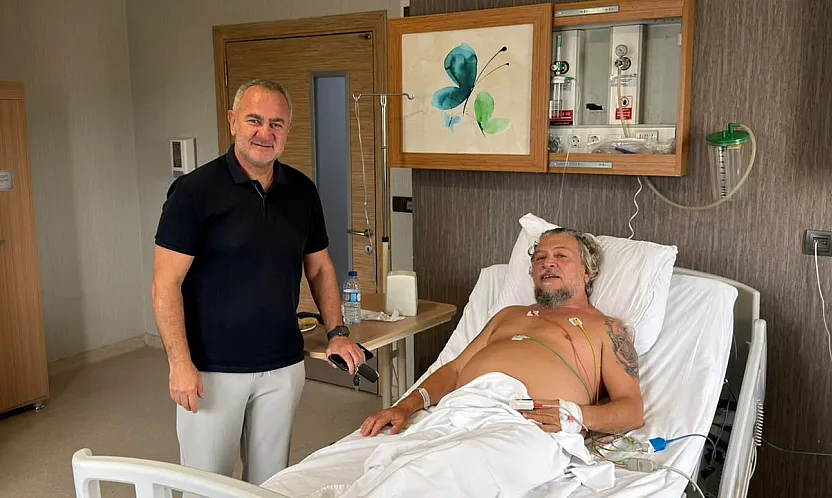 Hakan Aşık'tan Seda Köktener'e geçmiş olsun ziyareti