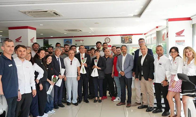 Honda Üst Yönetiminden Kıvrak Motor Fethiye'ye Ziyaret