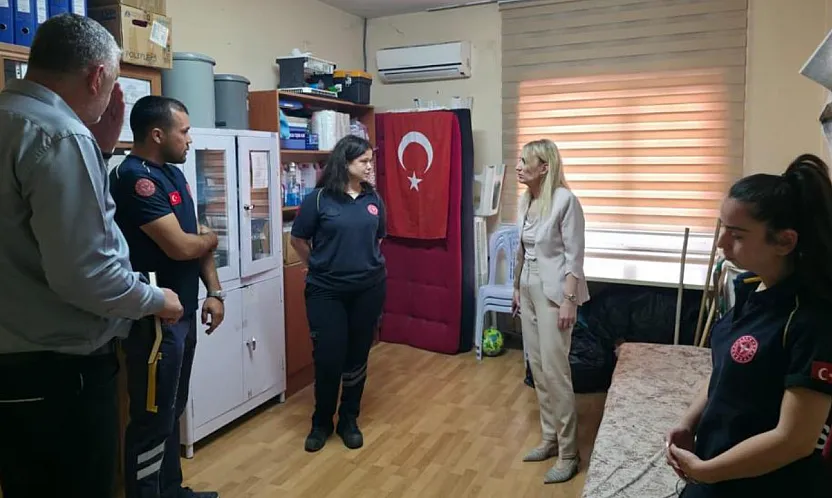 İl Sağlık Müdürü Başaran Akça, Kavaklıdere'deki sağlık tesislerinde incelemelerde bulundu