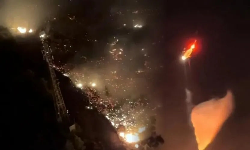 İlk yerli yangın söndürme helikopteri 'Nefes' alevlere nefes aldırmadı