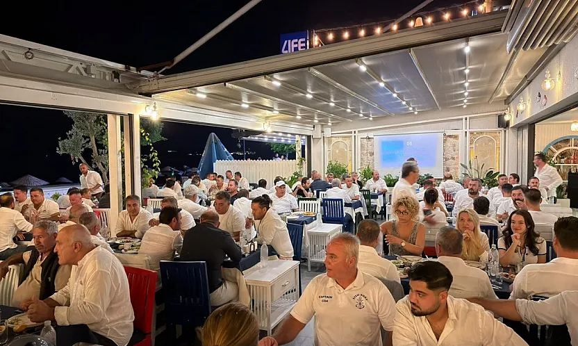 İMEAK Deniz Ticaret Odası başkan adayı Mehmet Eskici, Çalış'ta üyelerle buluştu