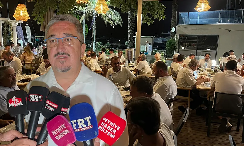İMEAK Deniz Ticaret Odası Fethiye Şubesi Başkan Adayı Mehmet Eskici, Göcek'te denizcilerle buluştu