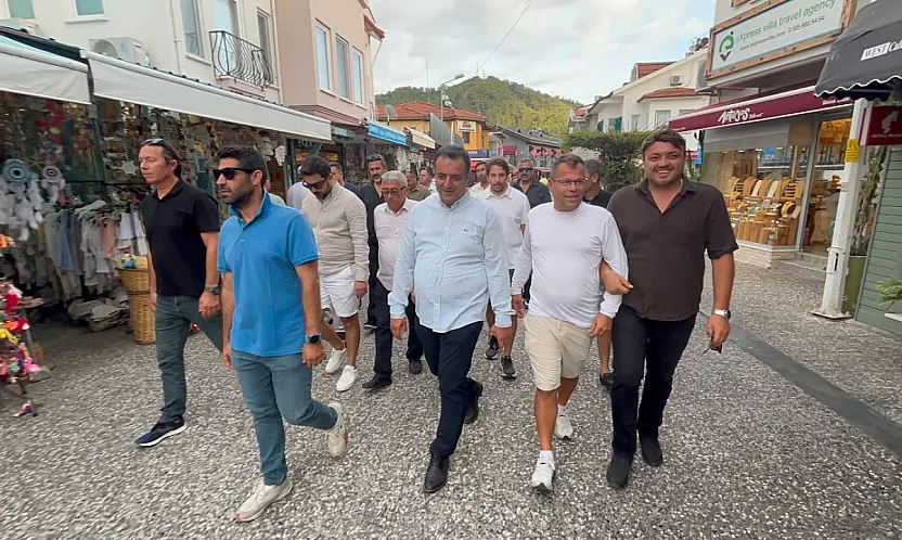İMEAK Deniz Ticaret Odası seçimleri öncesi İlkay Tugay Göcek'te üyelerle buluştu