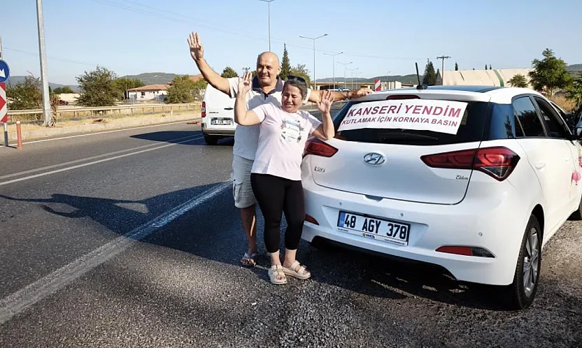 Kanseri Yenen Sultan Erdem'in Mutluluk Turu Menteşe'de Duygu Dolu Anlar Yaşattı