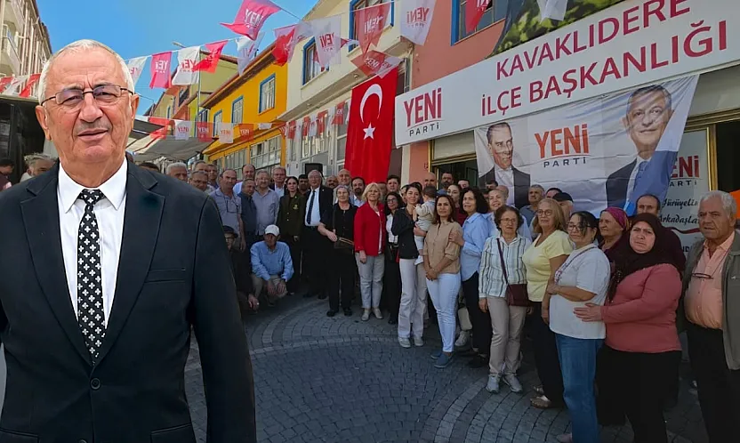 Kavaklıdere'de Yeni Parti İlçe Başkanlığı törenle açıldı