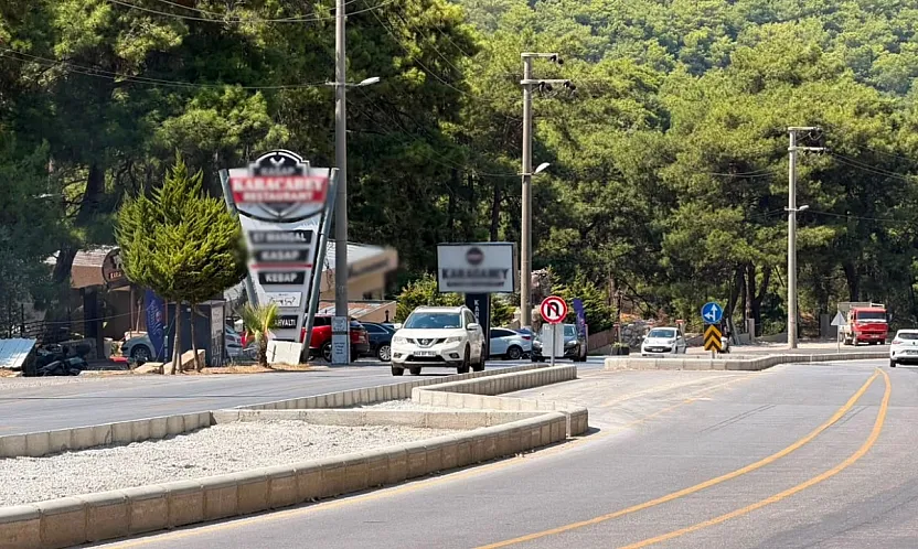 Kaza haberleriyle gündeme geliyordu! Fethiye-Ölüdeniz yolunda yeni kavşak