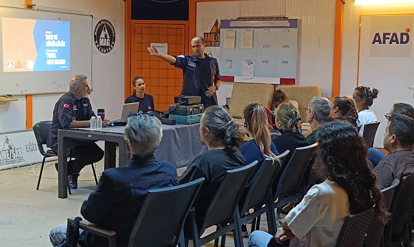 MAG Fethiye'de afet eğitimleri başladı: Teorik ve pratik eğitim 7 gün sürecek