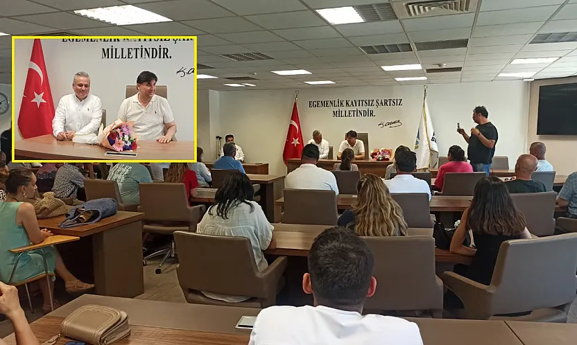 Makam odasına sığmayan buluşma: Göreve dönen Başkan Karaca'yı CHP İlçe Heyeti ziyaret etti