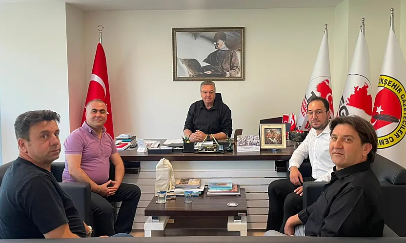 Manisalılar Derneği'nden Büyükşehir Gazeteciler Cemiyeti'ne Ziyaret