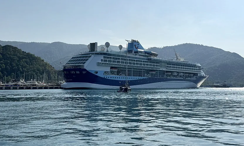 'Marella Discovery' kruvaziyeri Marmaris'e 1765 turist getirdi