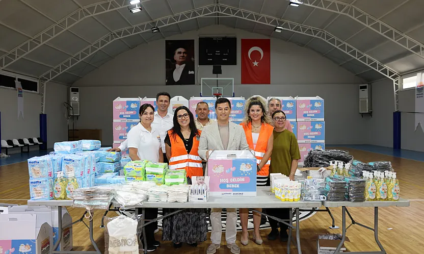 Marmaris Belediyesi 'Hoş Geldik Bebek Paketi' ile ailelerin sevincine ortak oluyor
