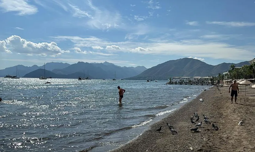 Marmaris'te Ekim ayında deniz keyfi