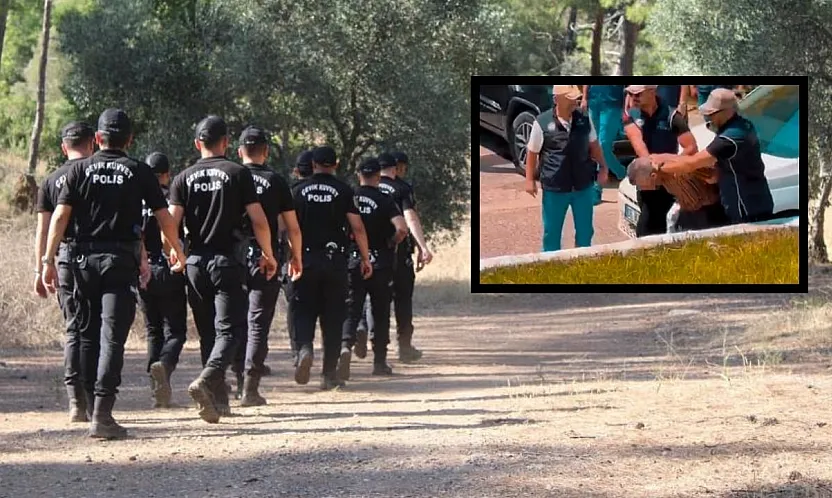 Marmaris'te firari FETÖ'cü Karatepe'nin gösterdiği 8 noktada keşif yapıldı
