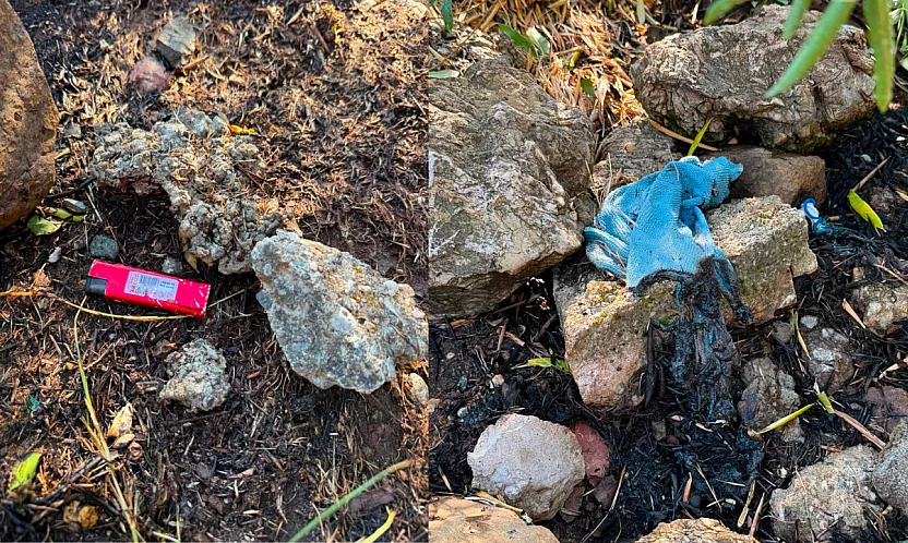 Marmaris'te ormanı yakmaya çalışan şüpheli yakalandı