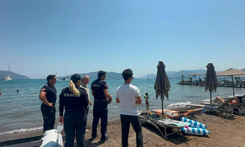 Marmaris'te sahillere sıkı denetim