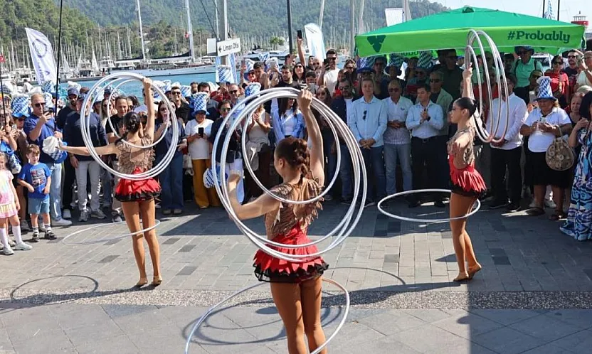 Marmaris'te sonbaharın ritmi Oktoberfest'le yükseldi