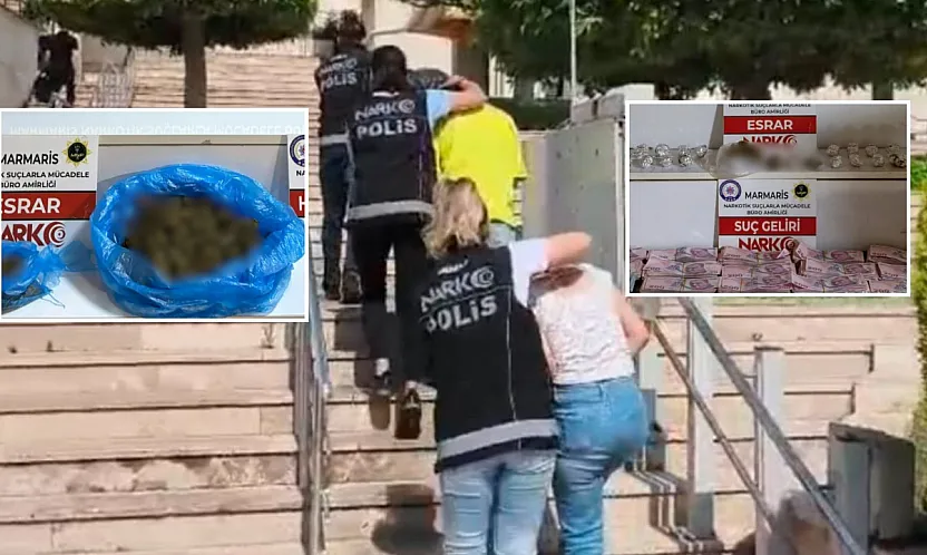 Marmaris'te Uyuşturucu Operasyonu: 3 Şüpheli Tutuklandı