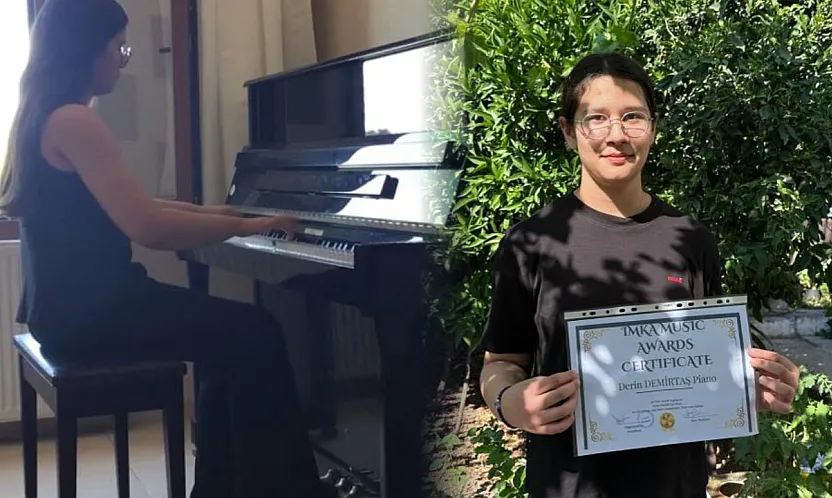 Marmarisli genç piyanist, Saraybosna'da birinci oldu