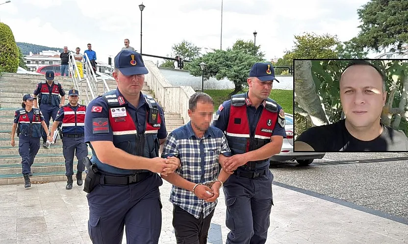 Menteşe'de akrabasını öldüren katil zanlısı adliyeye sevk edildi