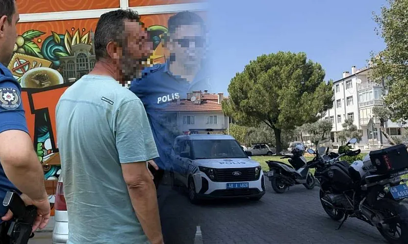 Menteşe'de gasp ihbarı yaptı, kendi eşkalini verdi