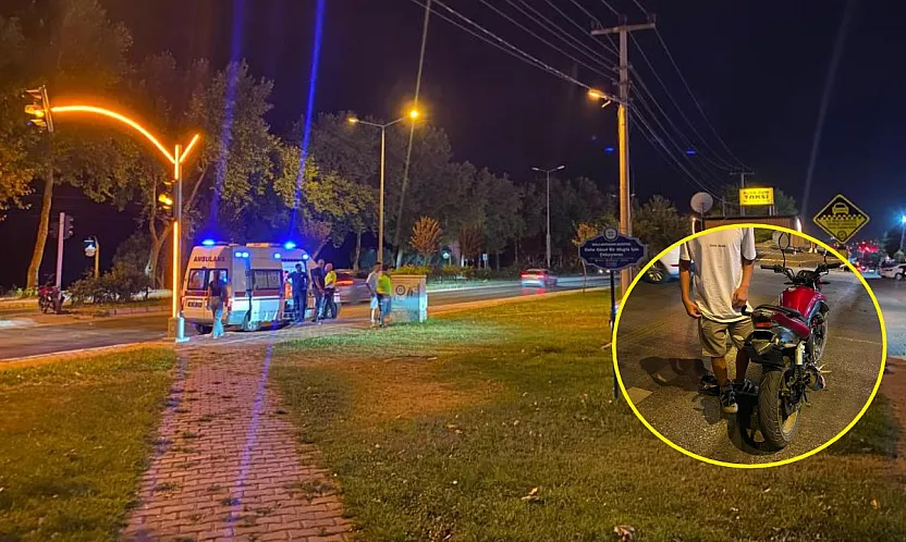 Menteşe'de motosikletliye arkadan çarpıp kaçtı