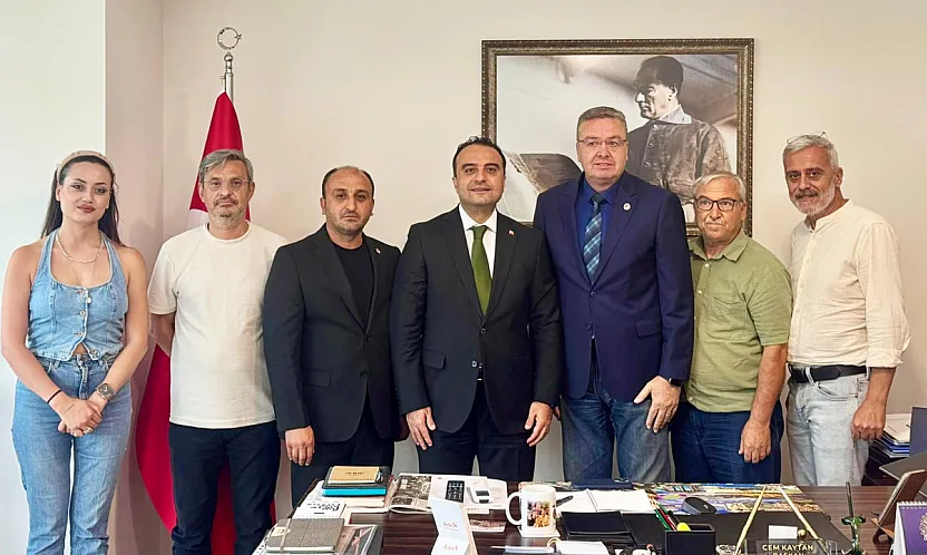 Menteşe Kaymakamı Budan'dan Muğla Büyükşehir Gazeteciler Cemiyeti'ne ziyaret