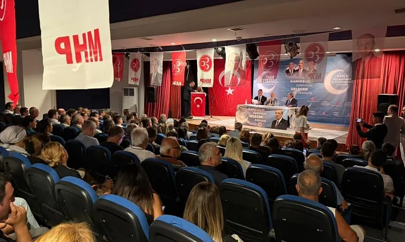 MHP Datça'da genel kurul heyecanı yaşandı