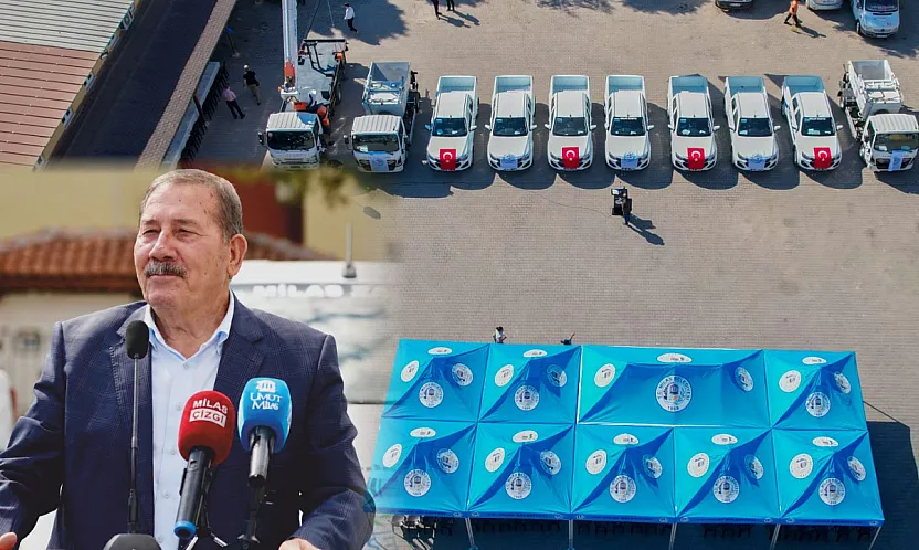 Milas Belediyesi Araç Filosunu 9 Yeni Araçla Güçlendirdi