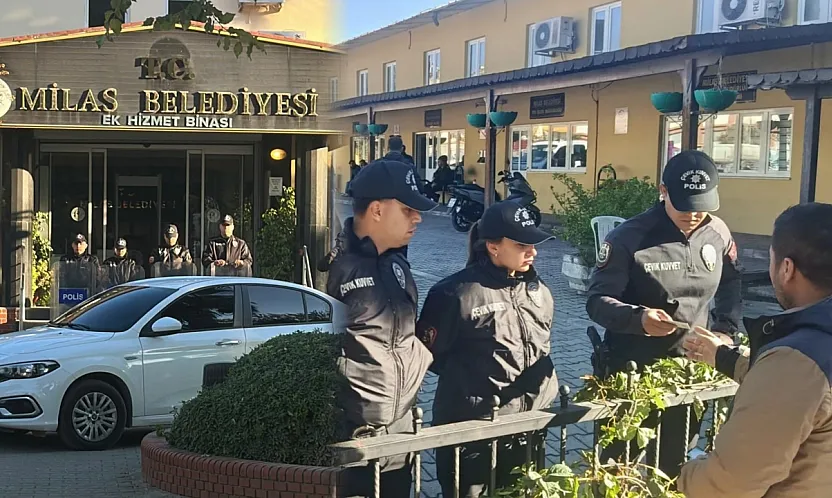 Milas Belediyesi operasyonunda aramalar sürüyor