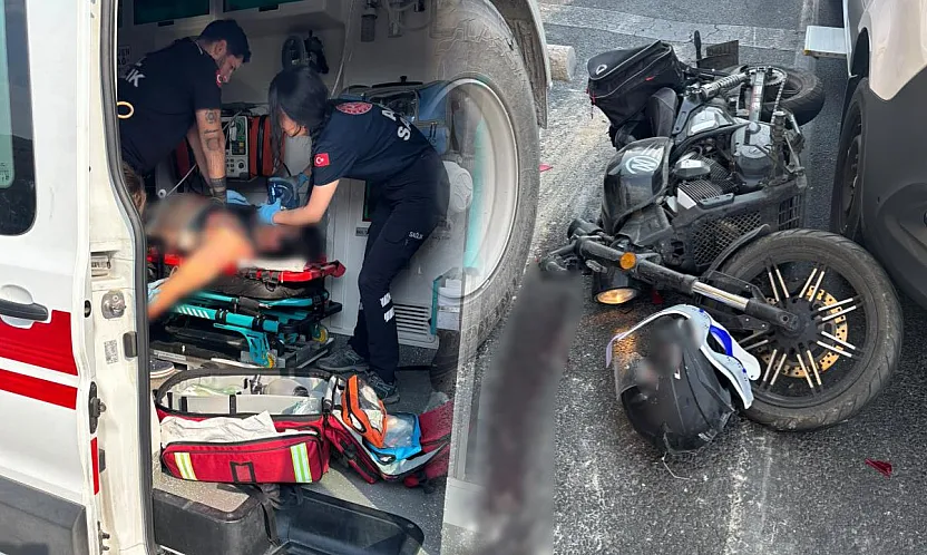 Milas'ta motosiklet kazası: Sürücü ağır yaralandı