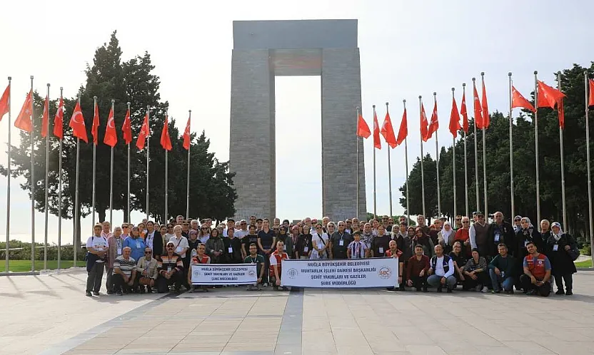 Muğla Büyükşehir Belediyesi Şehit Ailelerini Çanakkale'de Tarihle Buluşturdu